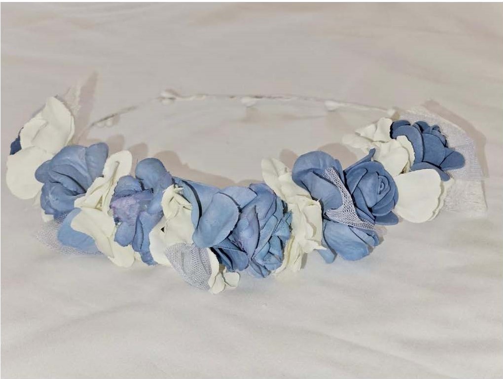 Corona Flores Azul(1)